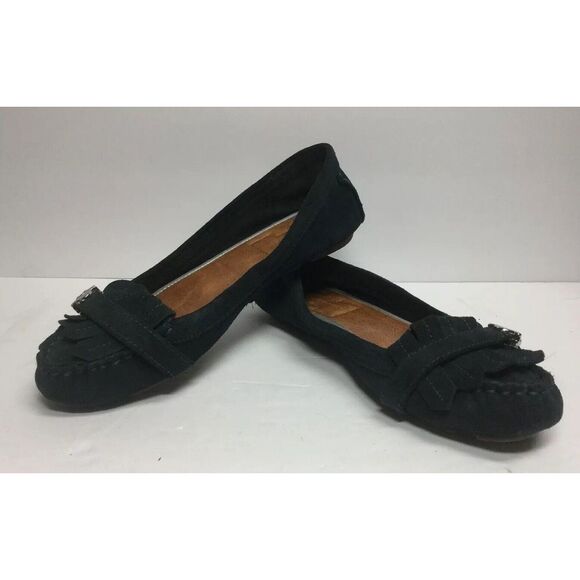 Tommy Hilfiger womens Loafers Size 6.5 M Blue‎ Suede Shoes Nubuck leather - Picture 3 of 8